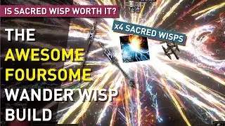 The Awesome Foursome【Sacred Wisp】build! Is this new support gem worth it? Is the new wand good? 3.24