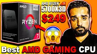 🔥Best AMD GAMING CPU Ft. AMD Ryzen 7 5700X3D🔥5700X3D vs 7600X vs 13500 @KshitijKumar1990