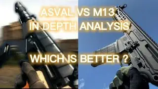 ASVAL VS M13 | IN DEPTH ANALYSIS | WHICH IS BETTER |#Codm #Callofdutymobile #CODM