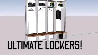 Ultimate Mudroom Lockers for Motorcyclist DIY! Part 1