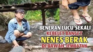 It's so funny how Nenes's action is when she has to poop and runs to the river.