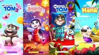 My talking tom Vs My talking angela Vs My Tom2 Vs My talking Angela 2 |