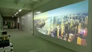 4K projector edge blending
