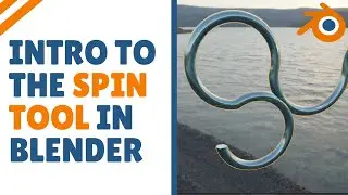 Introduction to the spin tool in blender 2.9