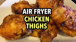 AIR FRIED CHICKEN THIGHS | NO BREADING | NINJA FOODI AIR FRYER | PERFECT FOR BEGINNERS
