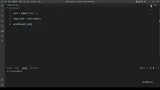 Problem Set 0 -Indoor Voice (CS50 programming with python)