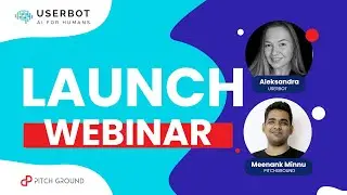 Userbot is launching Exclusively on PitchGround 🎉