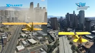 X-Plane 12 vs Microsoft Flight Simulator graphics comparison