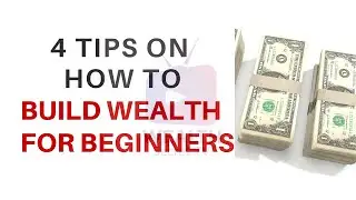 HOW TO BUILD WEALTH FOR BEGINNERS | 4 TIPS FOR THE BEGINNERS