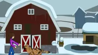 Собака и девушка
