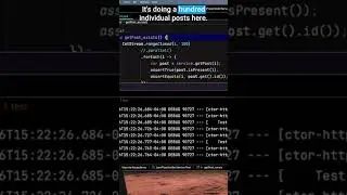 Using parallel streams in a test