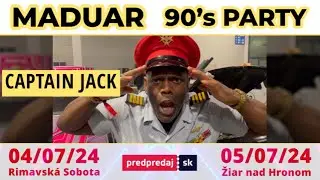 MADUAR 90's Party 2024 - Pozvánka CAPTAIN JACK