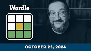 Doug plays today's NYT Wordle Puzzle Game for 10/23/2024