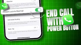 How to Prevent Ending Calls With the Power Button on iPhone | Stop Lock Button From Ending Calls