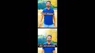 Jee advanced is serious buisness...study