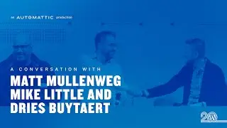 20 years of WordPress: A conversation with Matt Mullenweg, Mike Little and Dries Buytaert