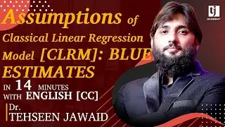 Econometrics # 16 : Assumptions of Classical Linear Regression Model (CLRM) with English [CC]