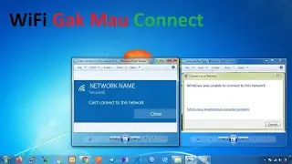 Laptop tidak bisa Connect Wifi | error ''Can't Connect to this network''