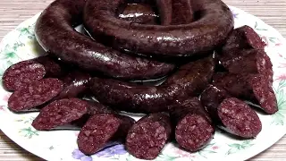 Кровяная колбаса за 20 минут с фаршем / простой РЕЦЕПТ Кровянка
