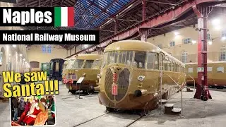 Visiting the Italian Railway Museum in Naples, Italy Ferrovie dello Stato (FS) Pietrarsa