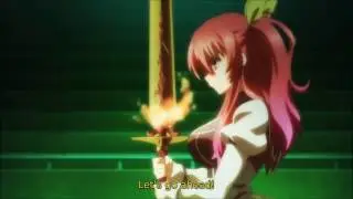 Rakudai Kishi no Cavalry   Ikki Kurogane vs Stella Vermillion   Epic fight (eng sub)