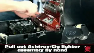 Lexus 2007 2008 2009 LS460 LS600h GROM VLine Installation, car stereo removal guide