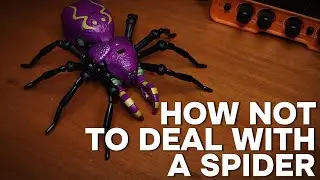 How Not To Deal With A Spider: Transformers Deluxe Class Tarantulas Stop Motion Animation