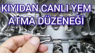 KIYIDAN AVCI VE DİŞLİ BALIK AVLARI İÇİN, 📌🦈🐟🐠🐟🎣📍CANLI YEM ATMA DÜZENEĞİ. 🎣🎯🎯🎣🧵🧵📍