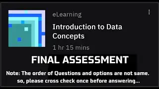 Final Assessment||Intoduction to Data Analytics 