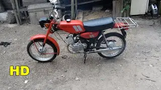 Восстановление мопеда дельта за 3 минуты/Restoration of the Delta motorcycle in 3 minutes