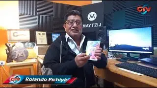 Libro Ri Qak'aslem q'ij q'ij. CTV Canal 2. Patzicía. Autor Rolando Gabriel Pichiyá