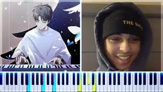 Anime Boy Plays Piano on Omegle!