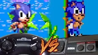 Sega Genesis Vs Sega Master System - Sonic the Hedgehog