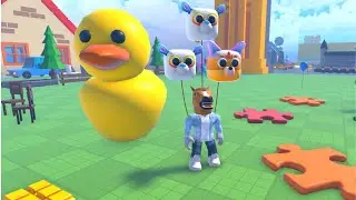 I yeet other players in to space in balloon simulator Roblox