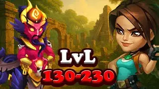 Hero Wars Lara Croft Event Temple Guardians 130 to 230