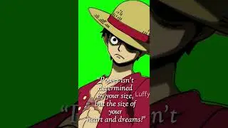 ONE PIECE LUFFY GREEN SCREEN VIDEO CHROMAKEY