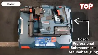 Bosch Professional Bohrhammer GBH 18V - 28 CF + Staubabsaugung GDE 18V - 16 / Review