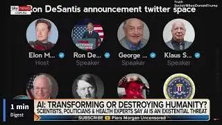 😂😱'Very clever satire': Trump teases DeSantis with 'realistic' AI video