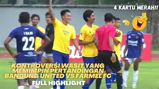 Kebobrokan Wasit Liga 3! - Kontroversi  wasit yang memimpin pertandingan Bandung United vs Farmel FC
