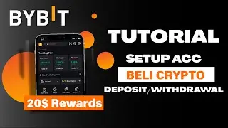 Cara beli Crypto Guna Crypto Exchanger Bybit | Setup Acc, 2FA, Bank, P2P Deposit - Withdraw | Mobile