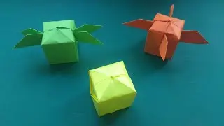 Кубик оригами и его варианты. Надувные оригами