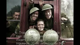 Fotos históricas coloridas manualmente.