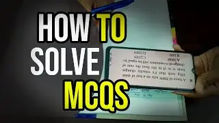 How to solve MCQS for Mdcat & Ecat | Explained step by step | MCQS AXIS