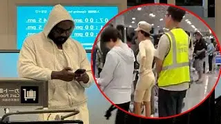 Bianca Censori Rocks in Cream Outfit As She Joins Kanye West at Tokyo Airport