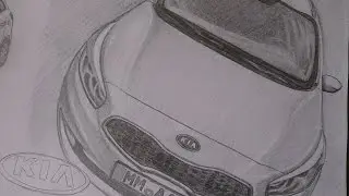 Рисунок Киа сид. Kia Ceed zeichnung