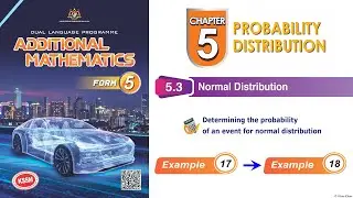 Determining the probability of an event for normal distribution Example 17 and 18