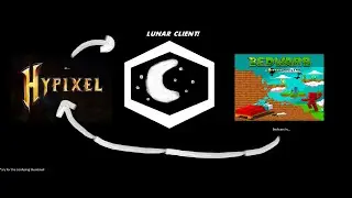 It's Bedwars, in Hypixel, in..... LUNAR CLIENT!