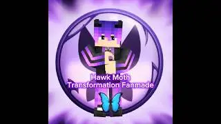 🦋 Hawk Moth Transformation [MIRACULOUS Fanmade] - Mine-imator Minecraft Animation #shorts #hawkmoth