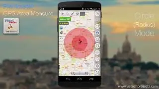 Planimeter - GPS area measure on Android. Circle Mode and Volume Calculator on maps.