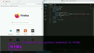 HTML  8 - Comments and anchor element in HTML